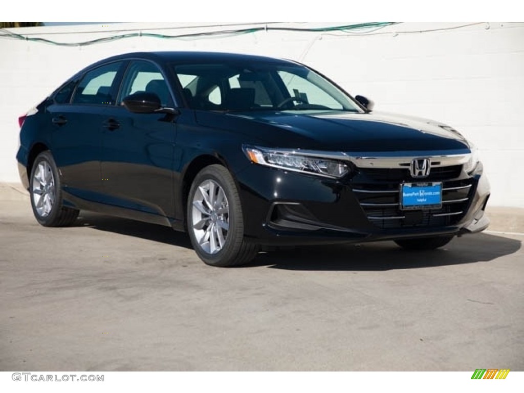2021 Accord LX - Crystal Black Pearl / Black photo #1
