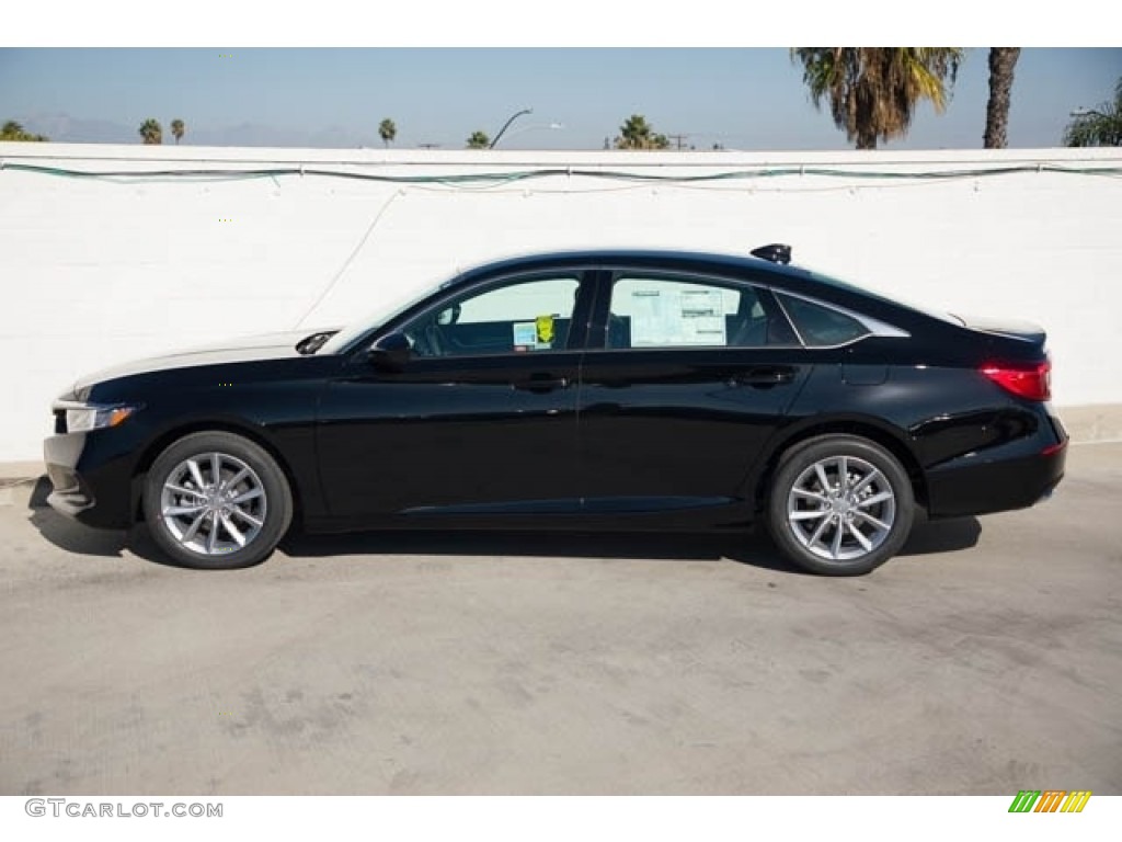 2021 Accord LX - Crystal Black Pearl / Black photo #6