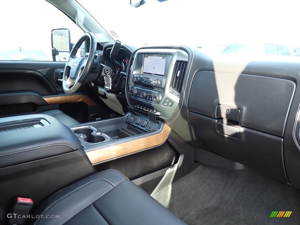 2016 Chevrolet Silverado 3500HD LTZ Crew Cab 4x4 Jet Black Dashboard Photo #140220931