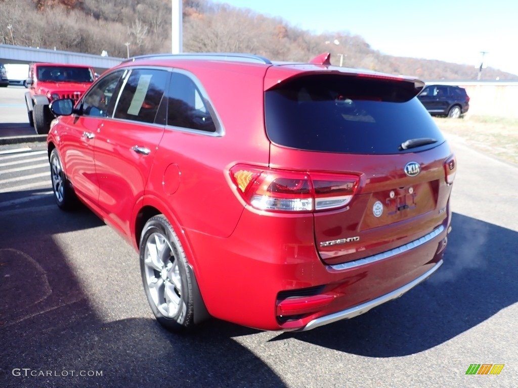 2018 Sorento SX AWD - Remington Red / Black photo #6