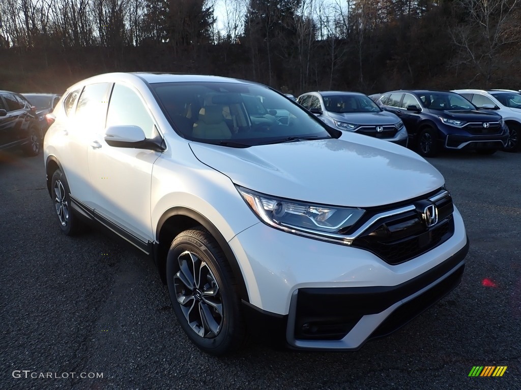 2021 CR-V EX-L AWD - Platinum White Pearl / Ivory photo #7