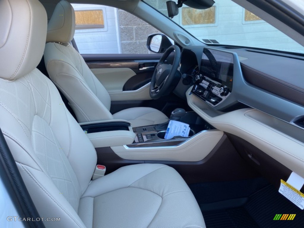 2021 Toyota Highlander Hybrid Platinum AWD Front Seat Photo #140221102