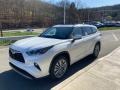 Blizzard White Pearl 2021 Toyota Highlander Hybrid Platinum AWD Exterior