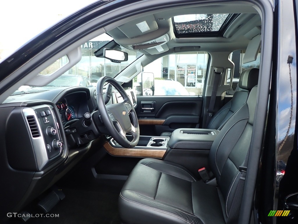 Jet Black Interior 2016 Chevrolet Silverado 3500HD LTZ Crew Cab 4x4 Photo #140221282