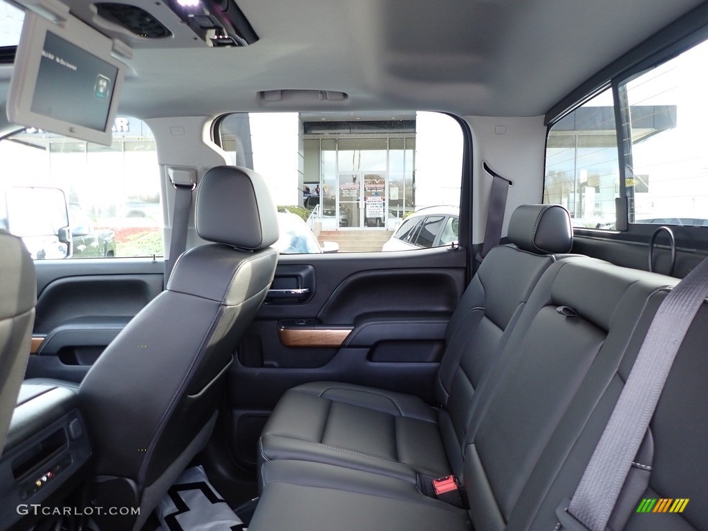 2016 Chevrolet Silverado 3500HD LTZ Crew Cab 4x4 Rear Seat Photo #140221306