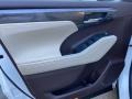 Harvest Beige 2021 Toyota Highlander Hybrid Platinum AWD Door Panel