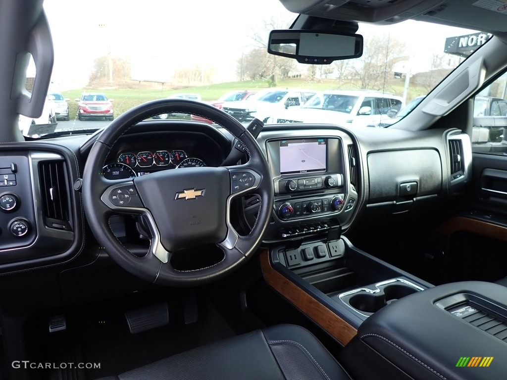 Jet Black Interior 2016 Chevrolet Silverado 3500HD LTZ Crew Cab 4x4 Photo #140221351