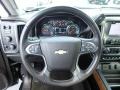 Jet Black 2016 Chevrolet Silverado 3500HD LTZ Crew Cab 4x4 Steering Wheel