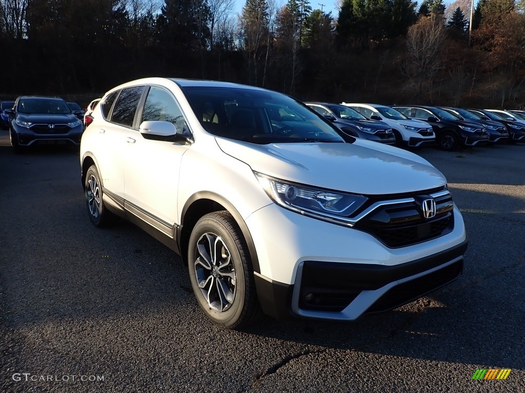 2021 CR-V EX-L AWD - Platinum White Pearl / Black photo #2