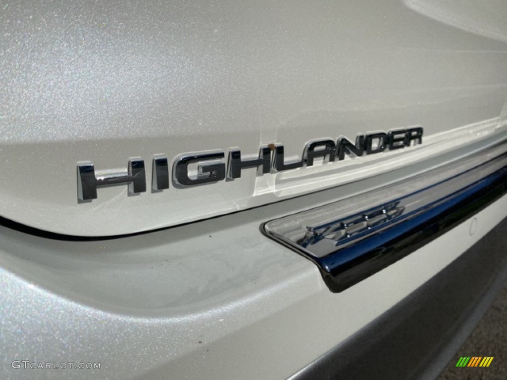 2021 Toyota Highlander Hybrid Platinum AWD Marks and Logos Photo #140221648