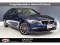 2018 Mediterranean Blue Metallic BMW 5 Series 540i Sedan  photo #1