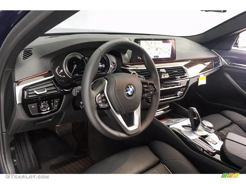 2018 5 Series 540i Sedan - Mediterranean Blue Metallic / Black photo #5