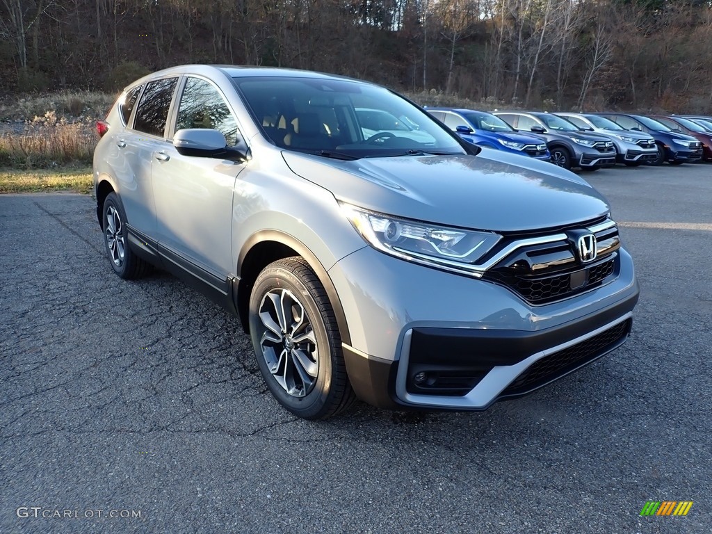Sonic Gray Pearl 2021 Honda CR-V EX-L AWD Exterior Photo #140222302