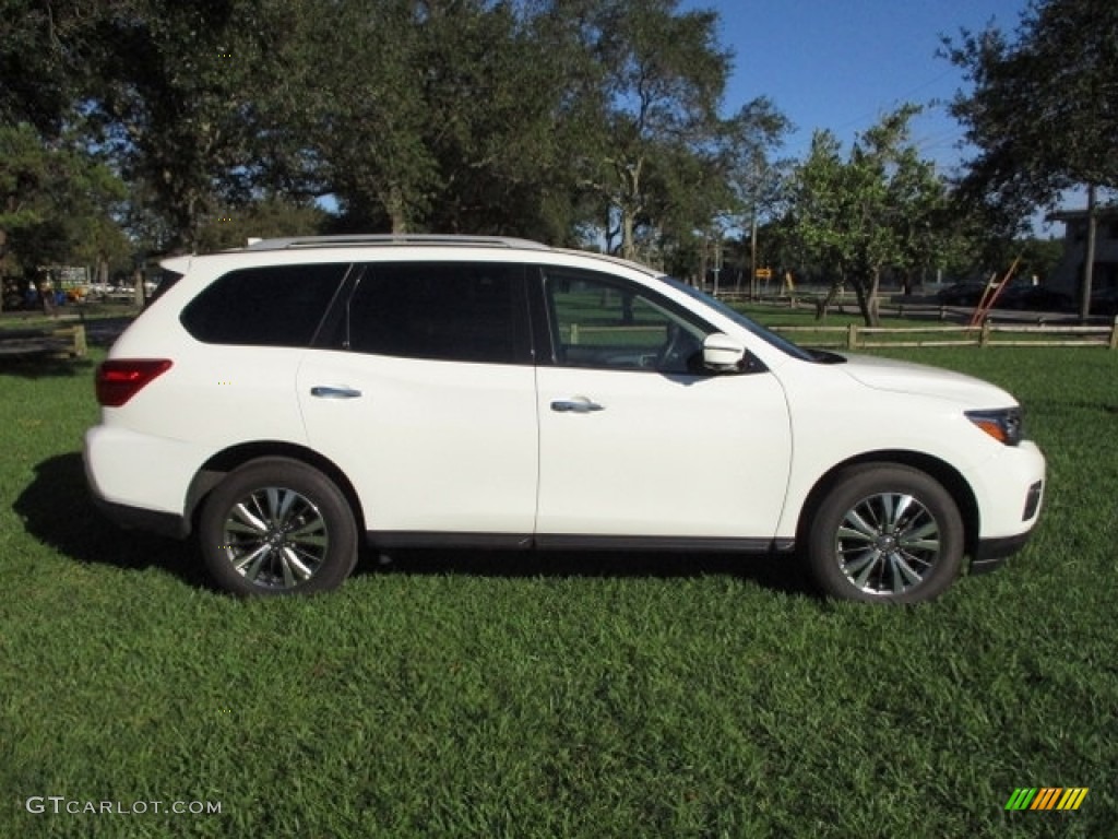 Pearl White Tricoat 2020 Nissan Pathfinder SL 4x4 Exterior Photo #140222560