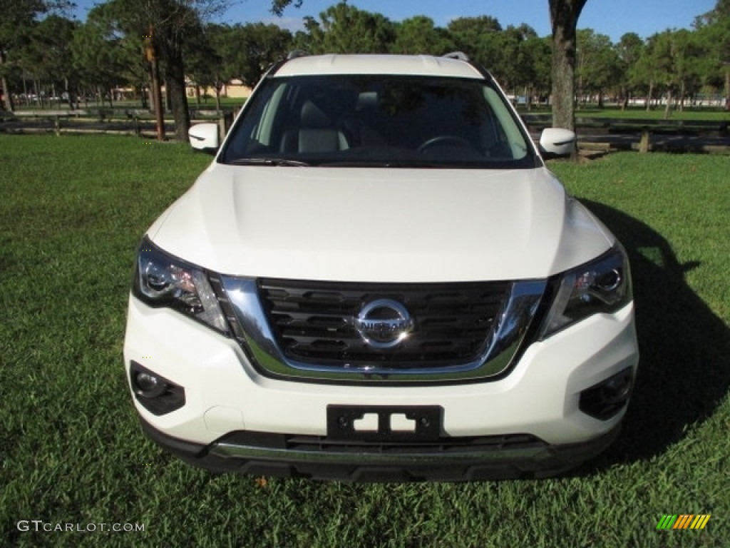 2020 Pathfinder SL 4x4 - Pearl White Tricoat / Charcoal photo #16