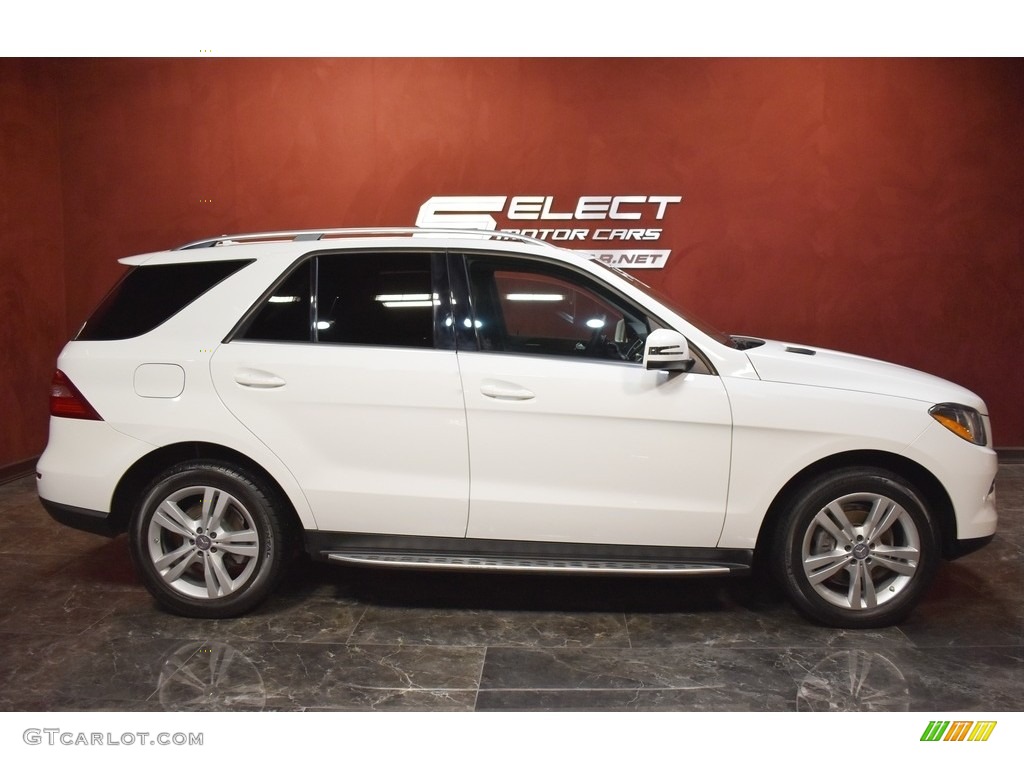 2014 ML 350 4Matic - Polar White / Black photo #4