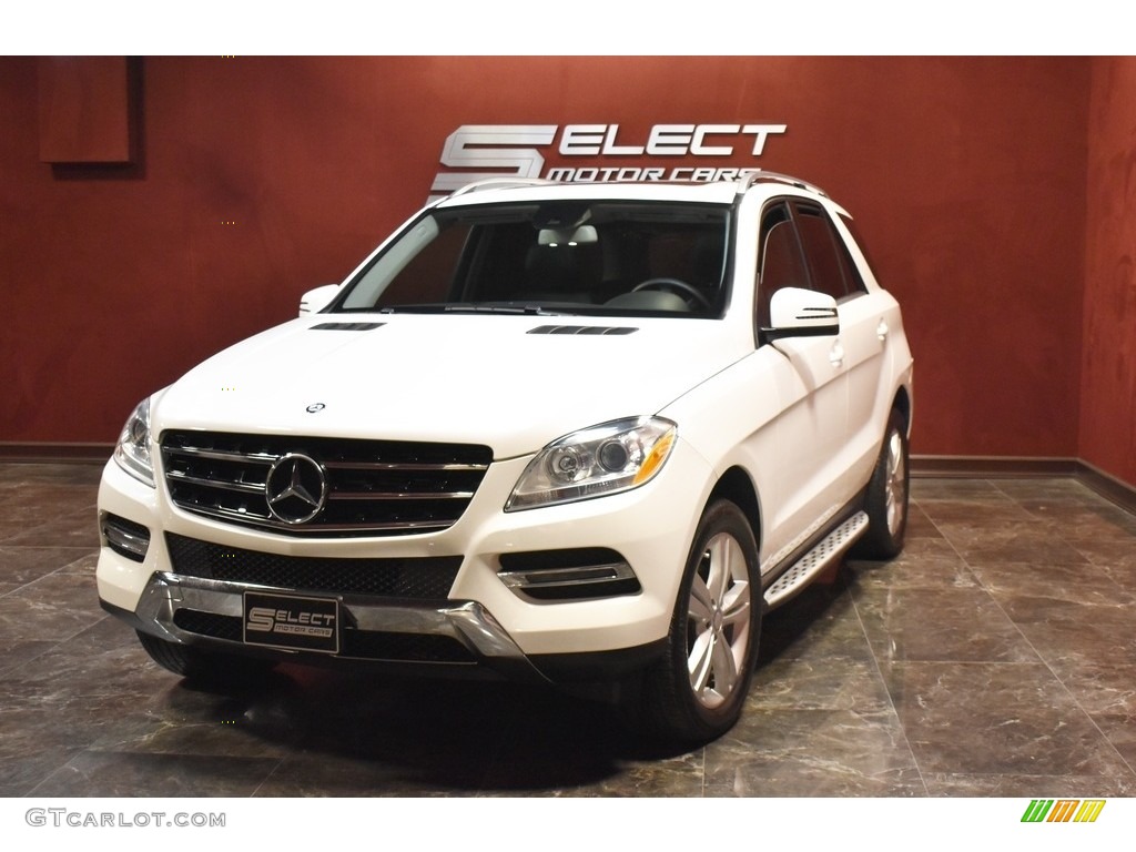 2014 ML 350 4Matic - Polar White / Black photo #6