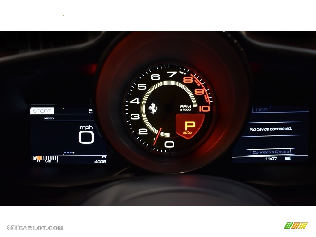 2018 Ferrari 488 GTB Standard 488 GTB Model Gauges Photos