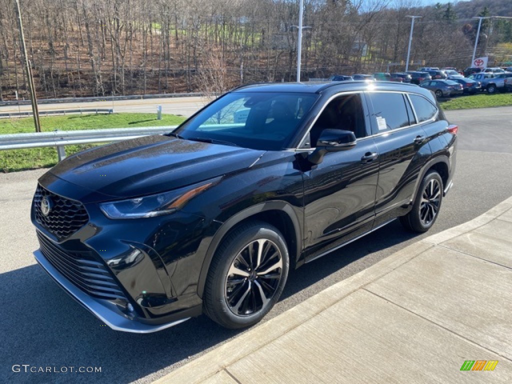 Midnight Black Metallic 2021 Toyota Highlander XSE AWD Exterior Photo #140224390