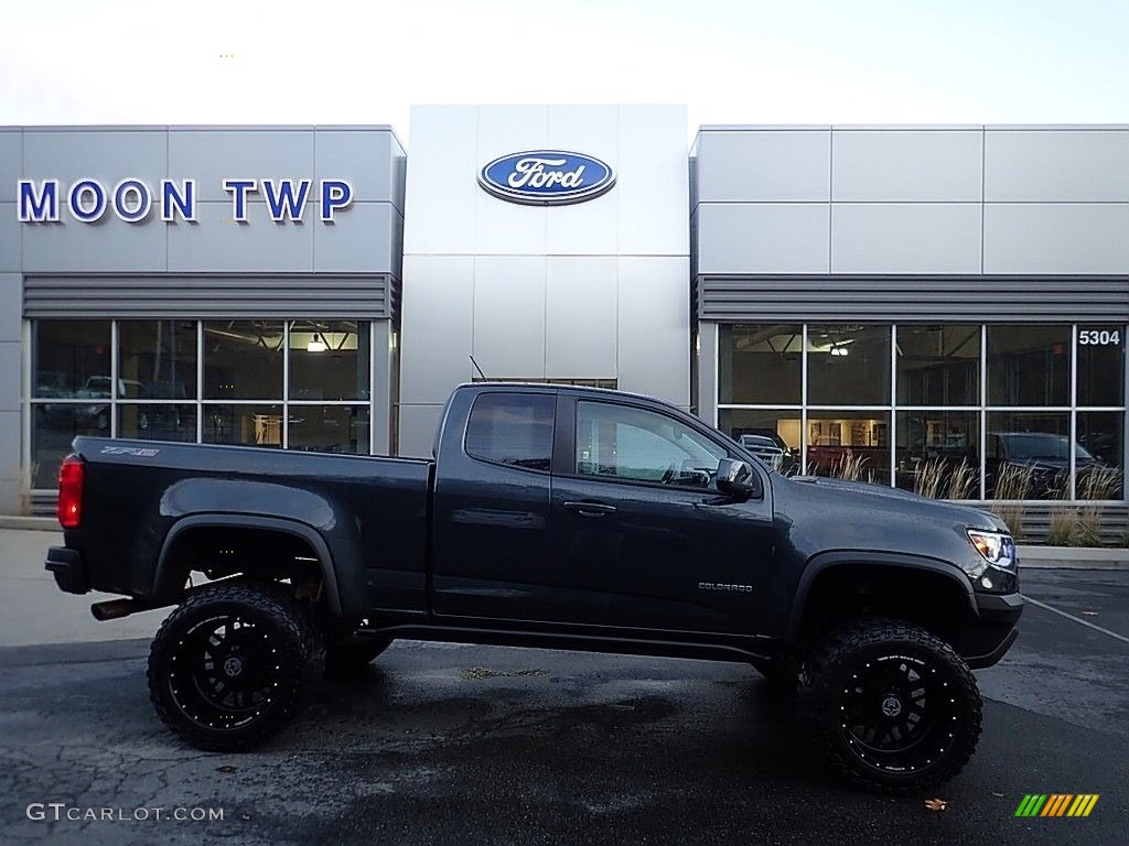 2018 Colorado ZR2 Extended Cab 4x4 - Graphite Metallic / Jet Black photo #1