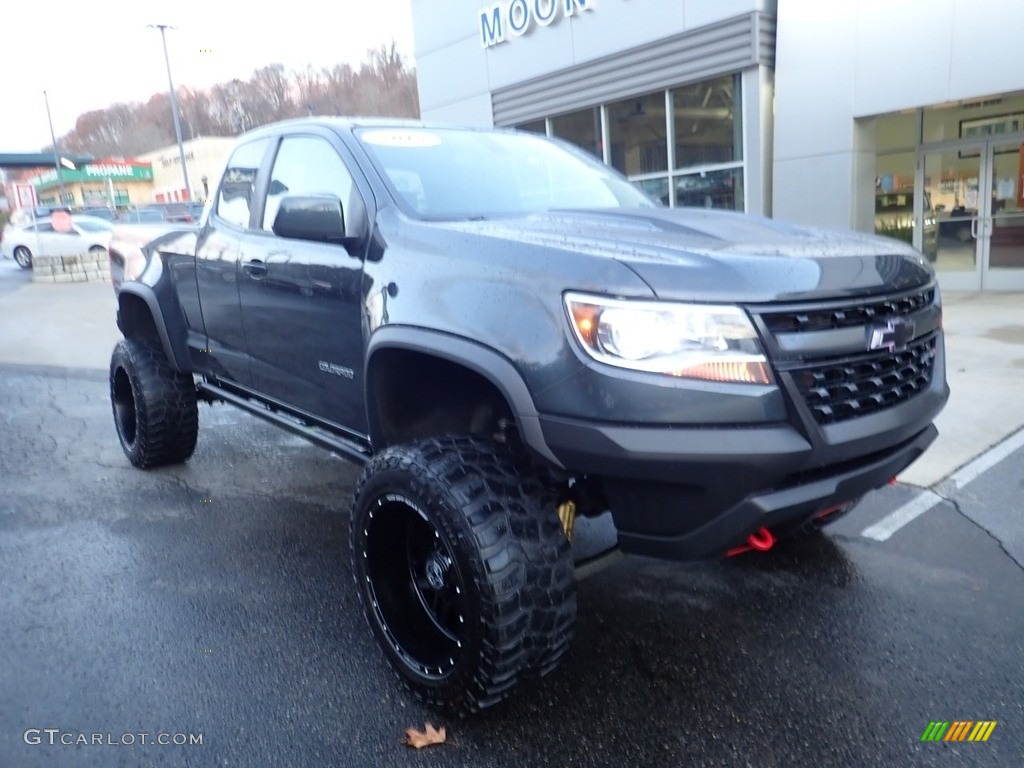 2018 Colorado ZR2 Extended Cab 4x4 - Graphite Metallic / Jet Black photo #8