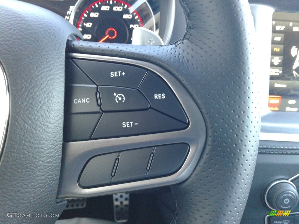 2020 Dodge Charger Scat Pack Black Steering Wheel Photo #140225758