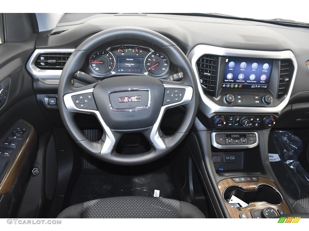 2021 GMC Acadia SLE AWD Jet Black Dashboard Photo #140226250