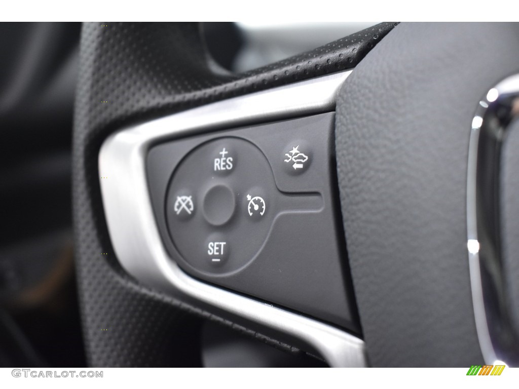 2021 GMC Acadia SLE AWD Jet Black Steering Wheel Photo #140226295