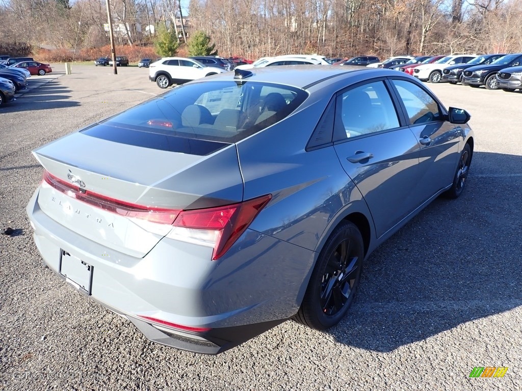 2021 Elantra SEL - Electric Shadow / Black photo #2