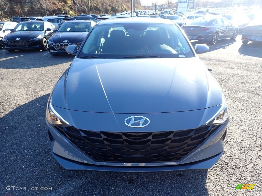 2021 Elantra SEL - Electric Shadow / Black photo #4