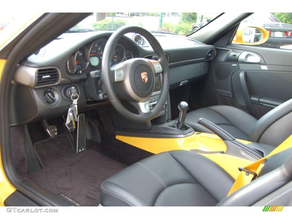 2006 911 Carrera Coupe - Speed Yellow / Black photo #16