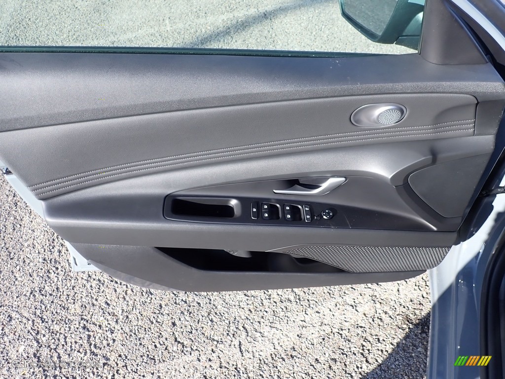 2021 Elantra SEL - Electric Shadow / Black photo #11