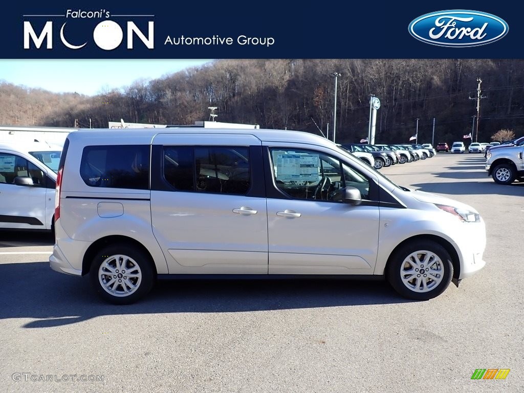 2021 Transit Connect XLT Passenger Wagon - Silver Metallic / Ebony photo #1
