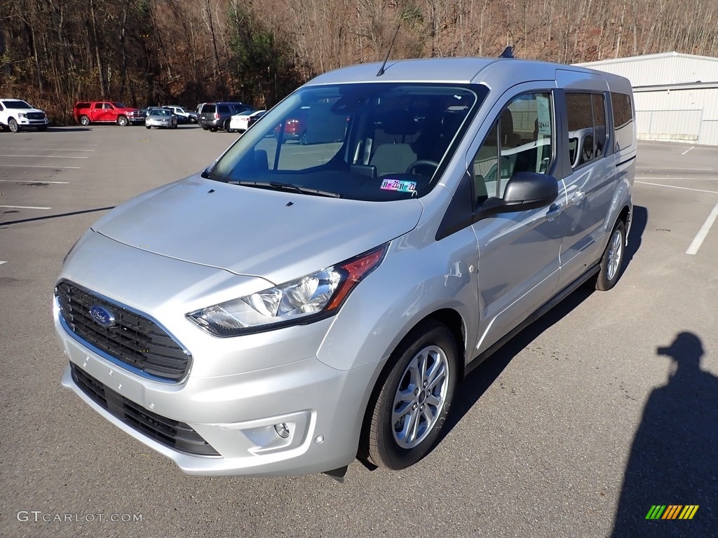 Silver Metallic 2021 Ford Transit Connect XLT Passenger Wagon Exterior Photo #140228056