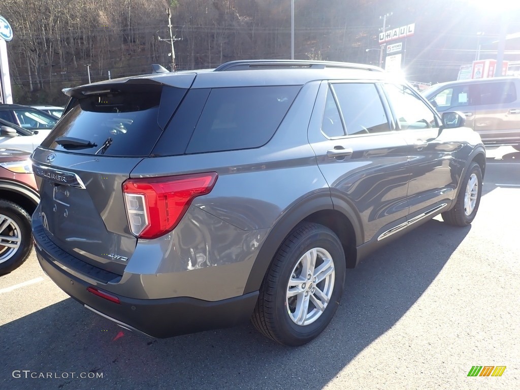 2021 Explorer XLT 4WD - Carbonized Gray Metallic / Ebony photo #2