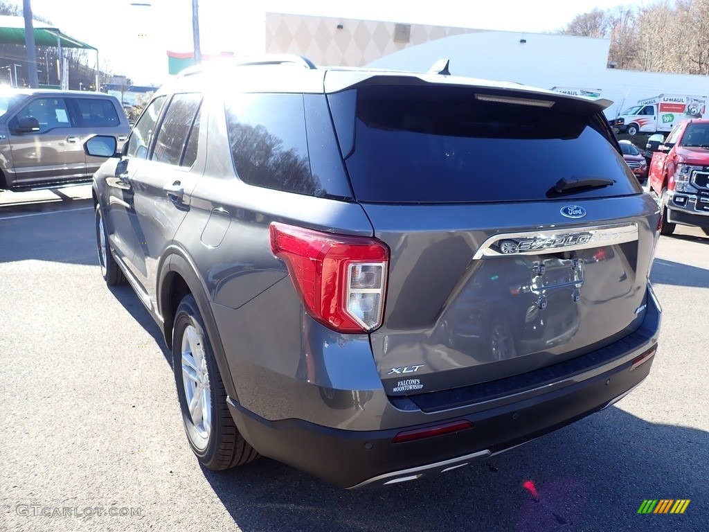 2021 Explorer XLT 4WD - Carbonized Gray Metallic / Ebony photo #6