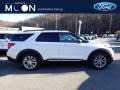 2021 Star White Metallic Tri-Coat Ford Explorer XLT 4WD  photo #1