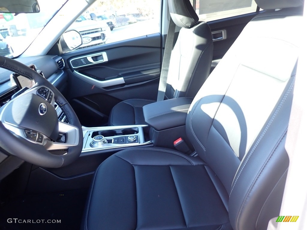 2021 Explorer XLT 4WD - Star White Metallic Tri-Coat / Ebony photo #10
