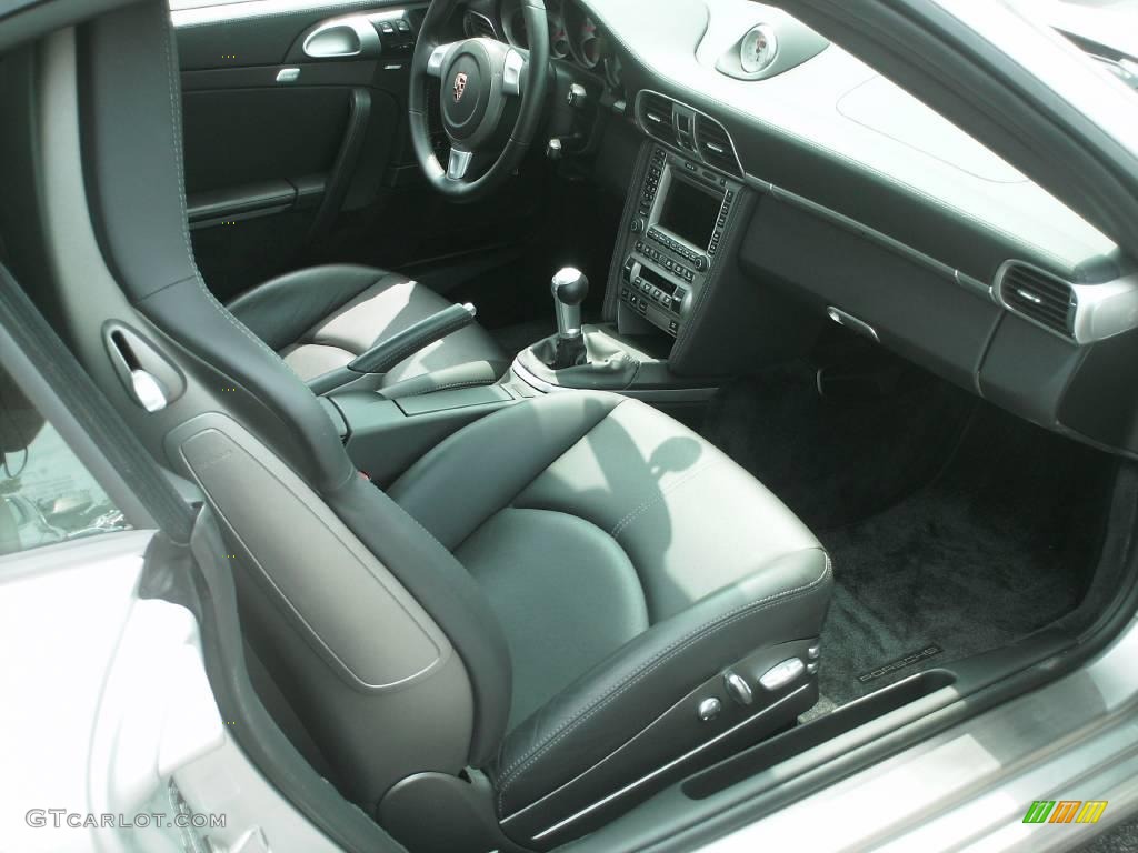 2008 911 Turbo Cabriolet - Arctic Silver Metallic / Black photo #12