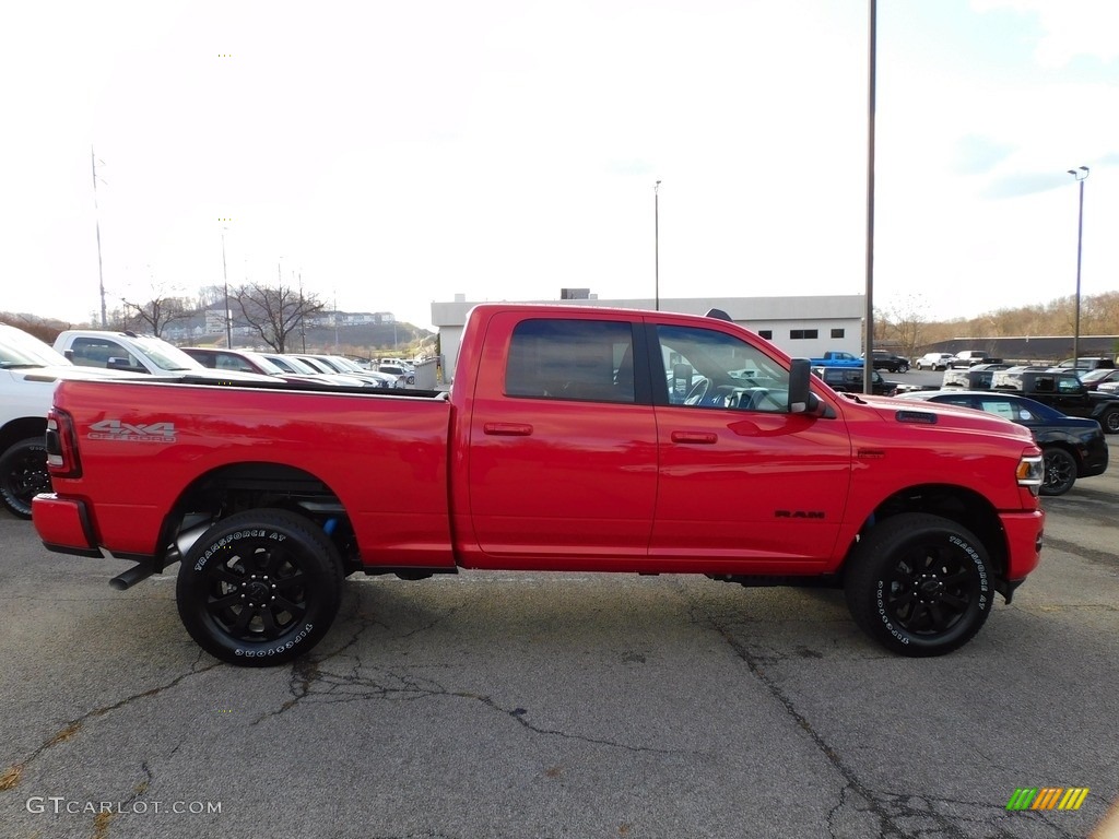 2020 2500 Big Horn Crew Cab 4x4 - Flame Red / Black photo #4