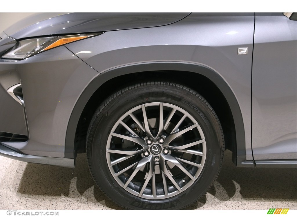 2017 RX 350 F Sport AWD - Nebula Gray Pearl / Rioja Red photo #25