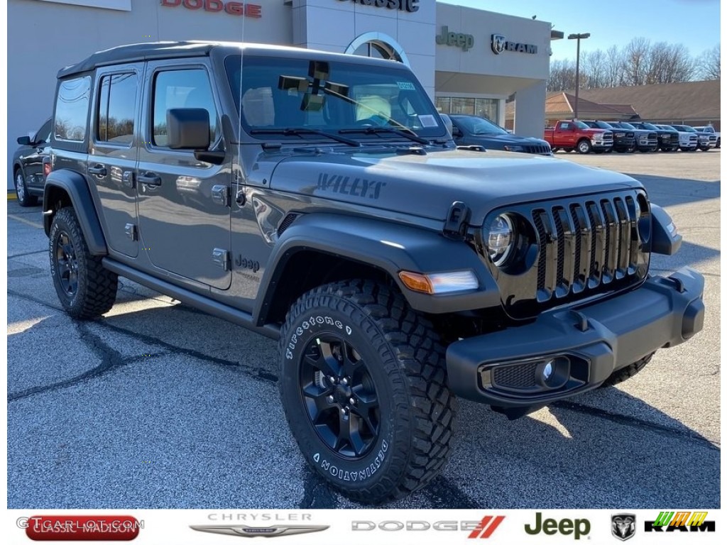 2021 Wrangler Unlimited Sport Altitude 4x4 - Sting-Gray / Black photo #1