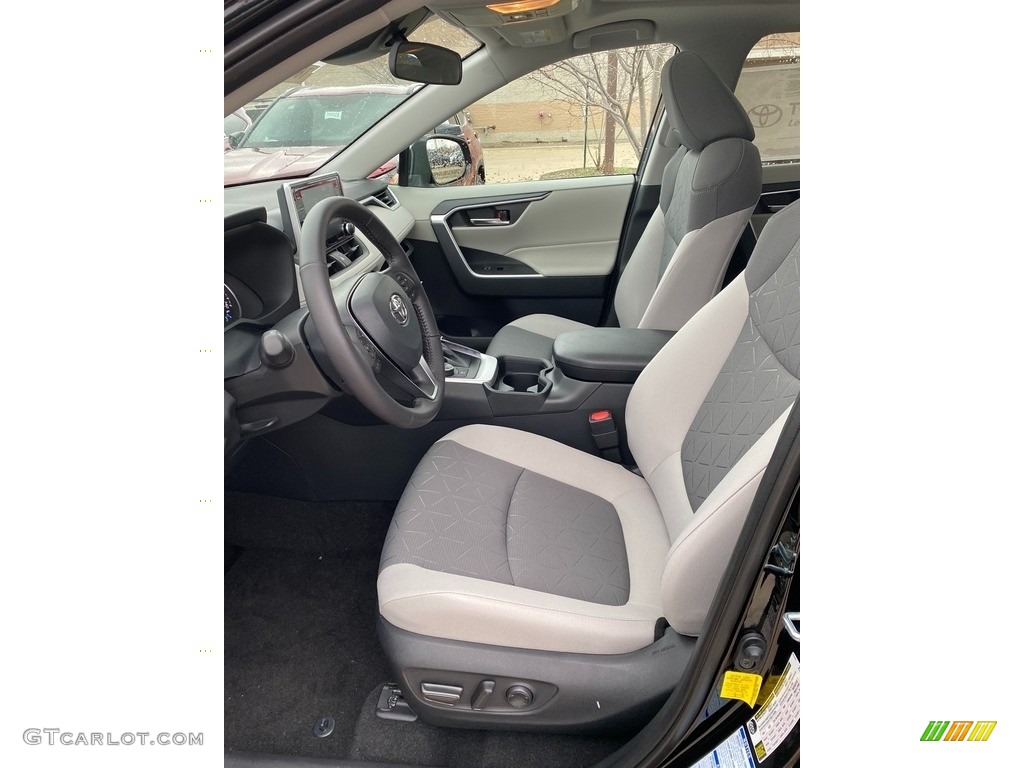 2021 RAV4 XLE AWD Hybrid - Midnight Black Metallic / Light Gray photo #2