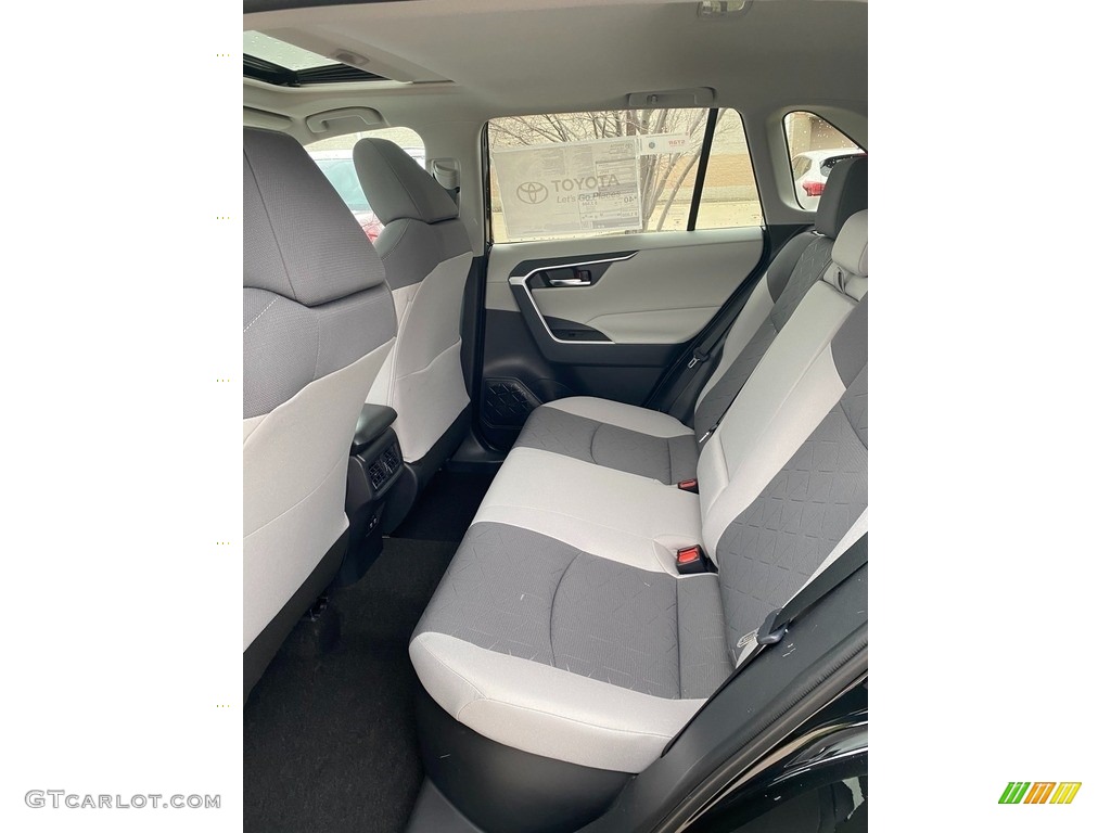 2021 RAV4 XLE AWD Hybrid - Midnight Black Metallic / Light Gray photo #3