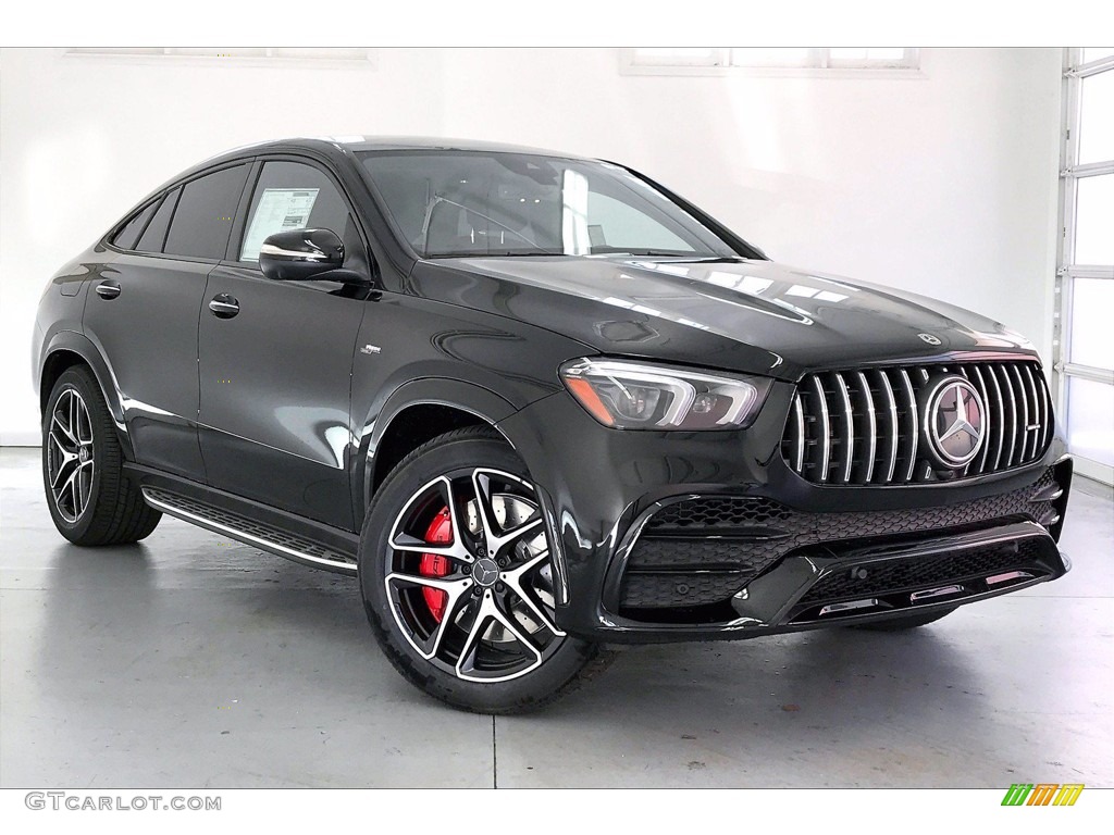 Black 2021 Mercedes-Benz GLE 53 AMG 4Matic Coupe Exterior Photo #140231505