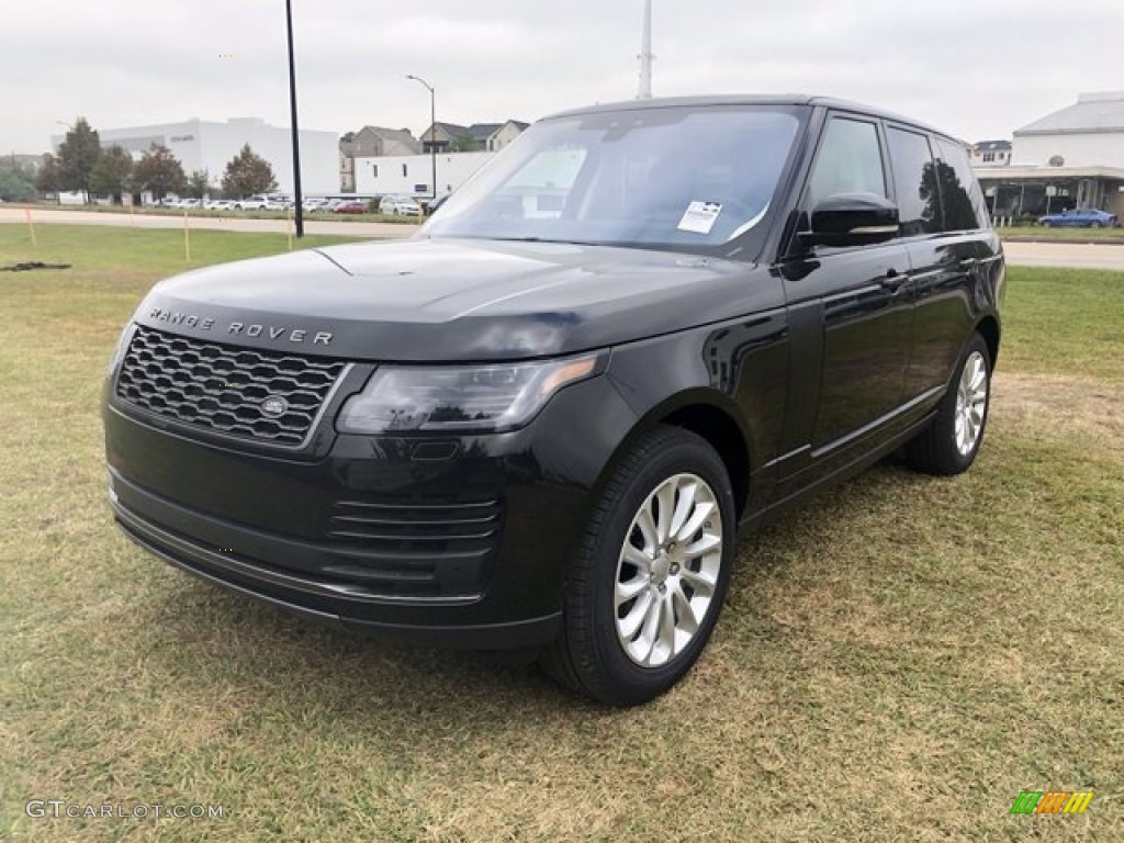 Santorini Black Metallic 2021 Land Rover Range Rover Standard Range Rover Model Exterior Photo #140231826