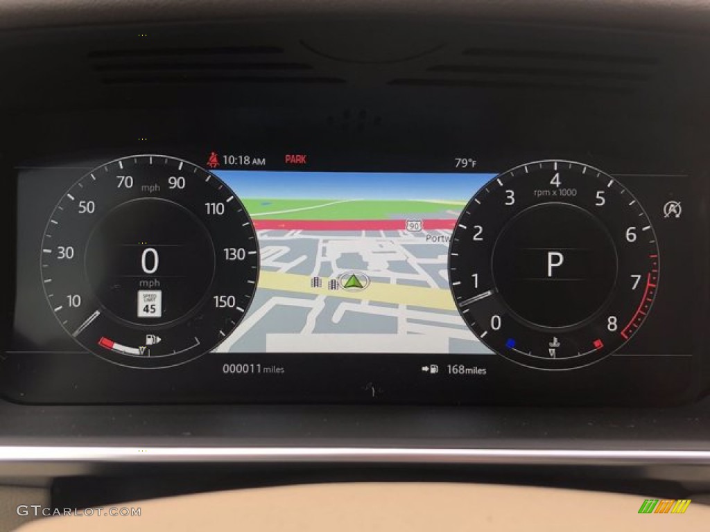 2021 Land Rover Range Rover Standard Range Rover Model Gauges Photo #140232279