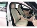 2020 Mercedes-Benz C Silk Beige/Black Interior Front Seat Photo