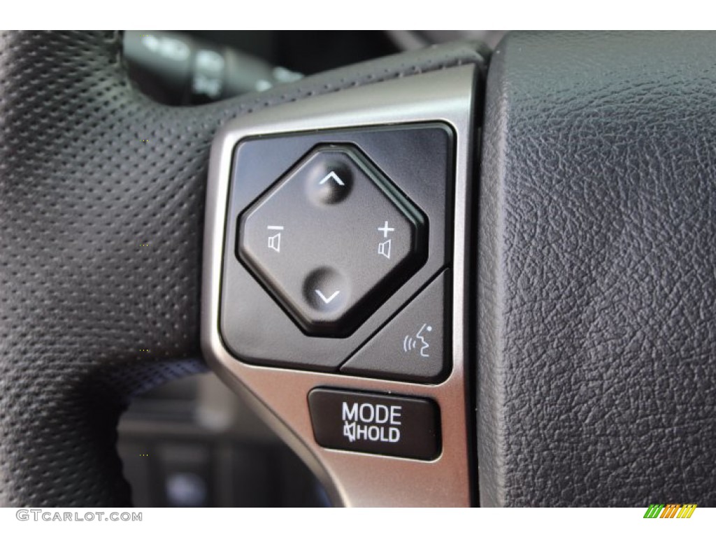 2019 Toyota Tacoma SR5 Double Cab 4x4 Cement Gray Steering Wheel Photo #140232360