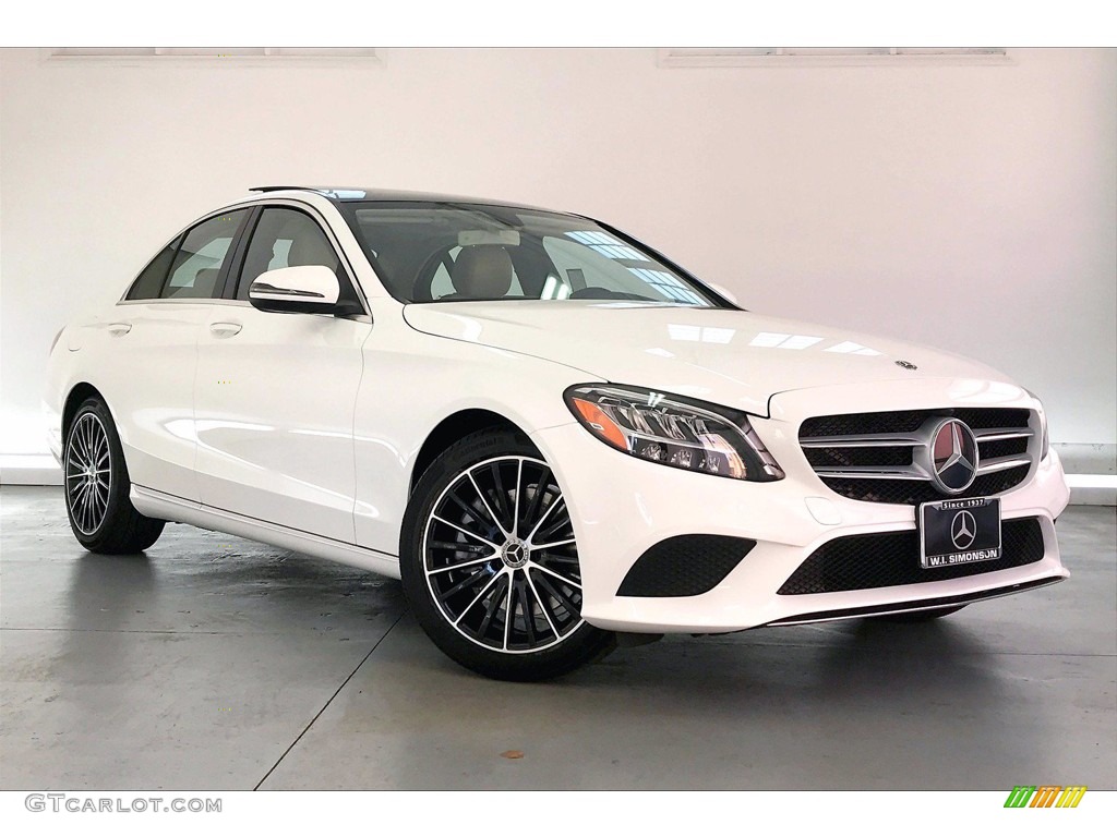 Polar White 2020 Mercedes-Benz C 300 Sedan Exterior Photo #140232479